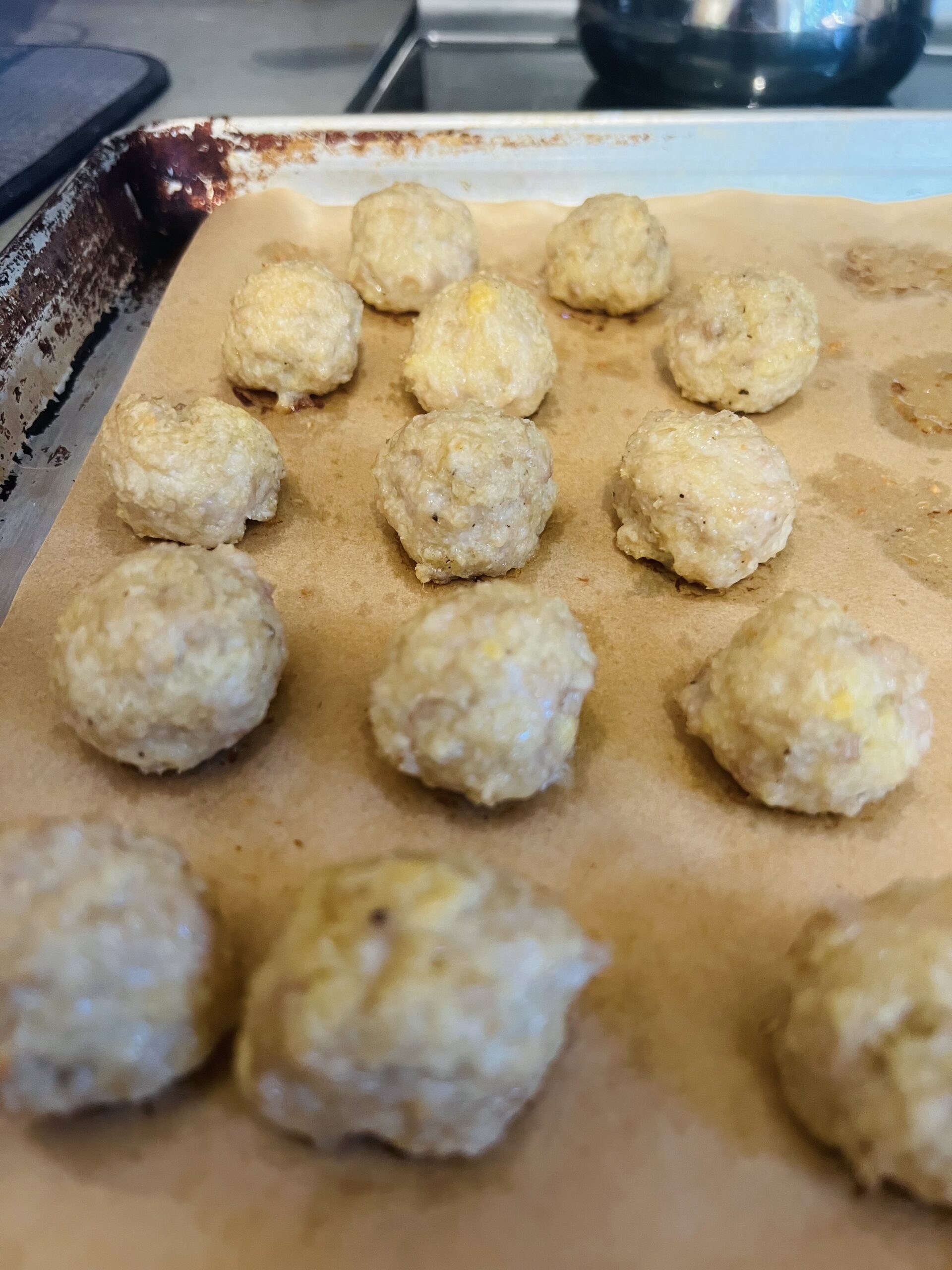 Baked Chicken Meatballs