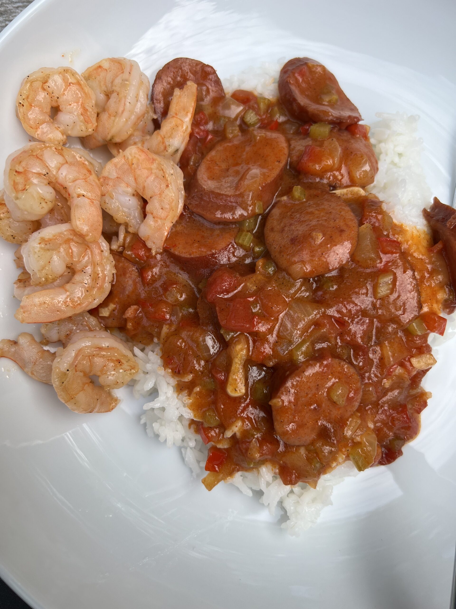 Saucy Creole Shrimp & Rice