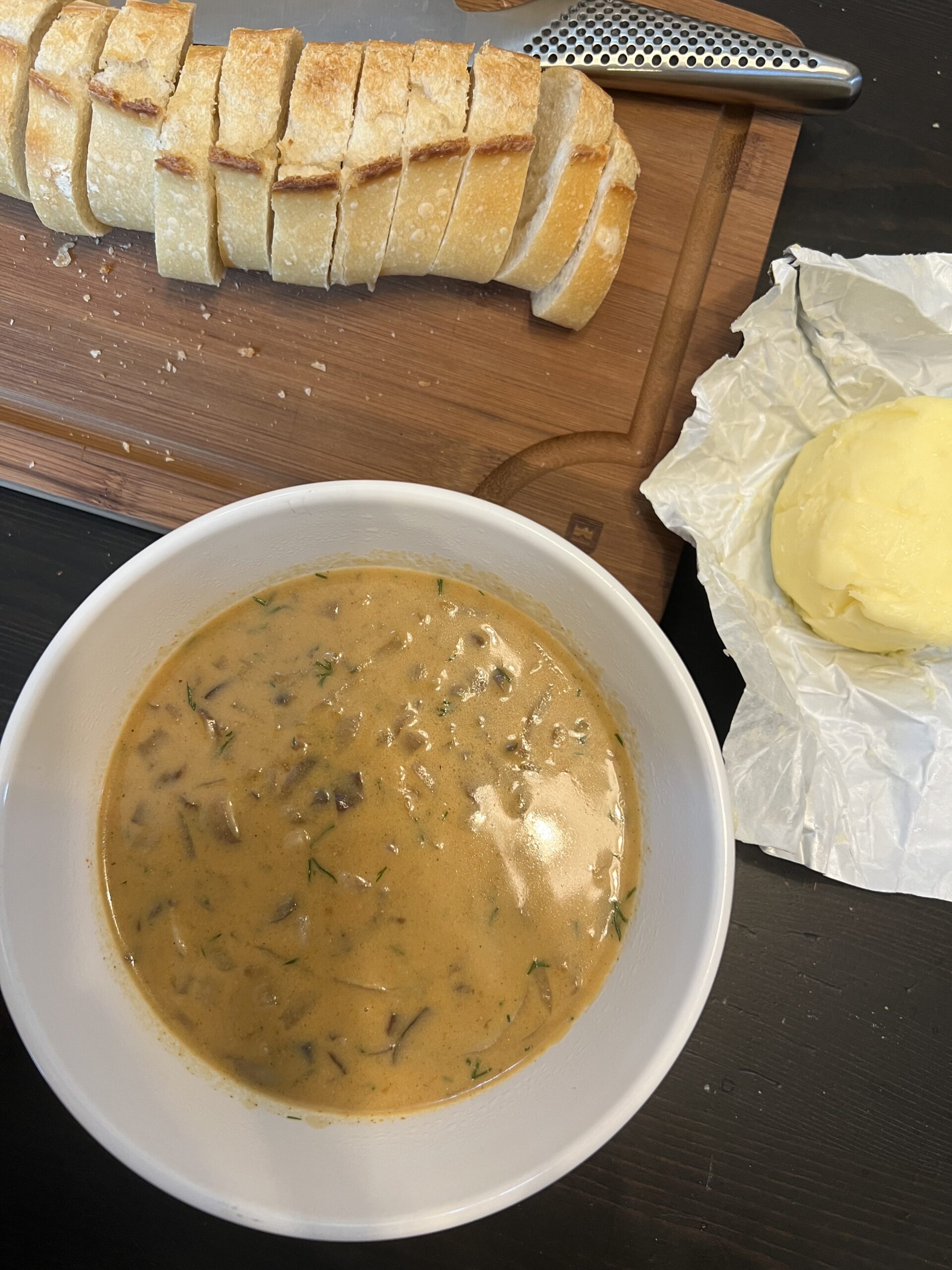 Creamy Hungarian Mushroom Soup