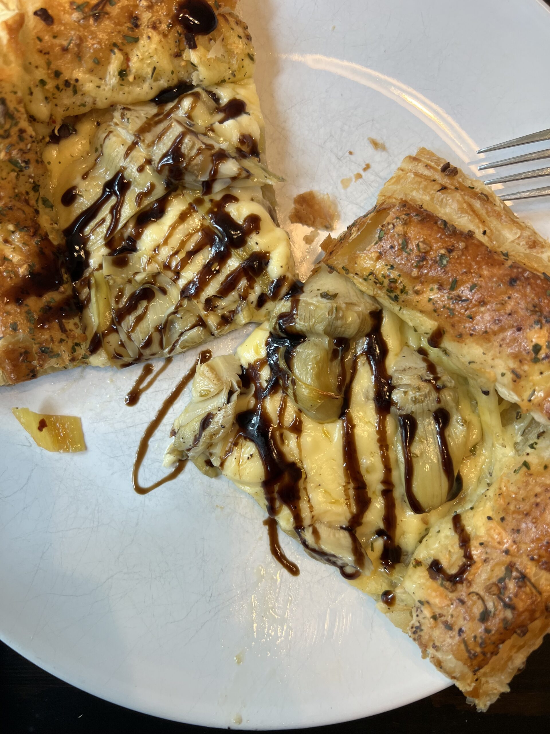 Artichoke Gouda Tart