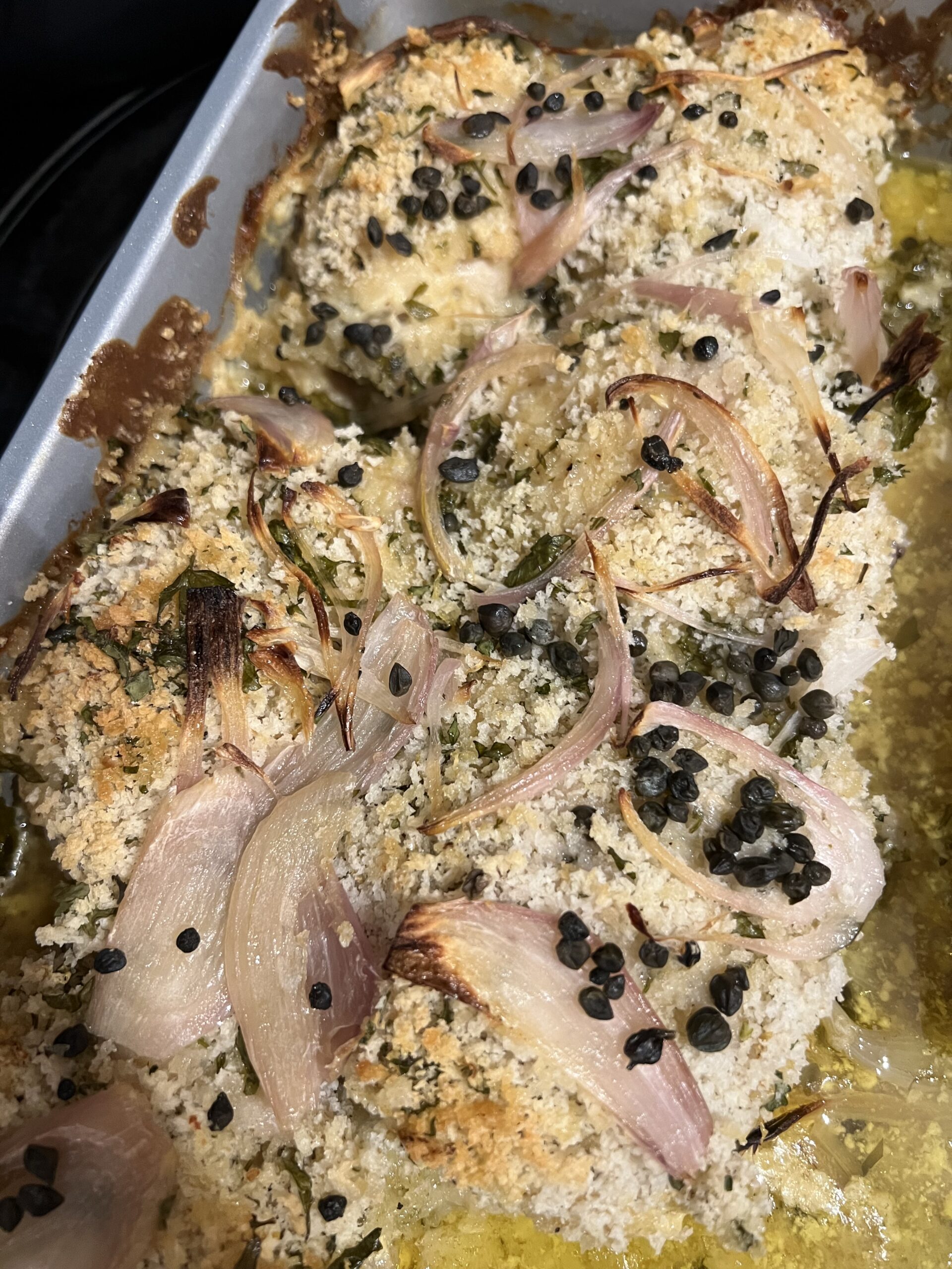 Oven Roasted Panko Dijon Chicken