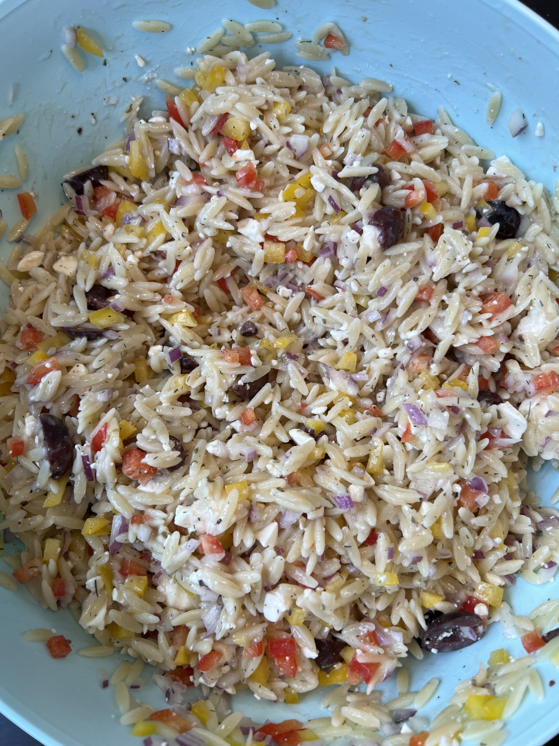 Greek Orzo Pasta Salad