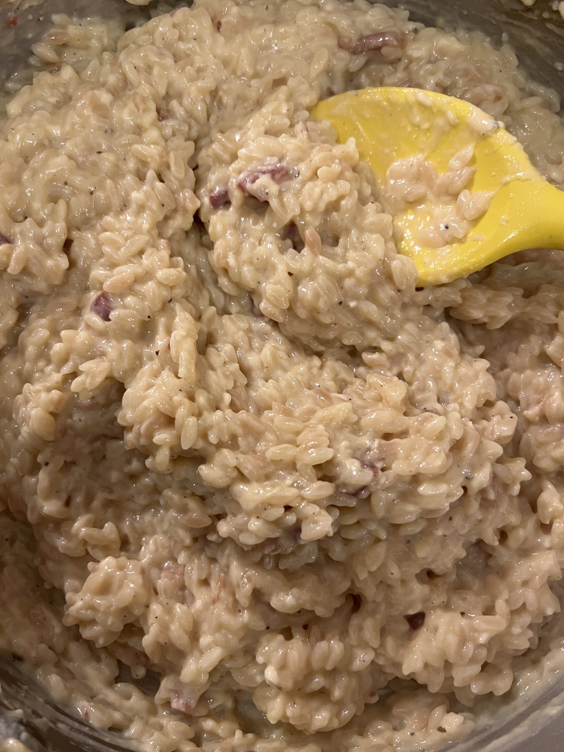 Orzotto alla Carbonara