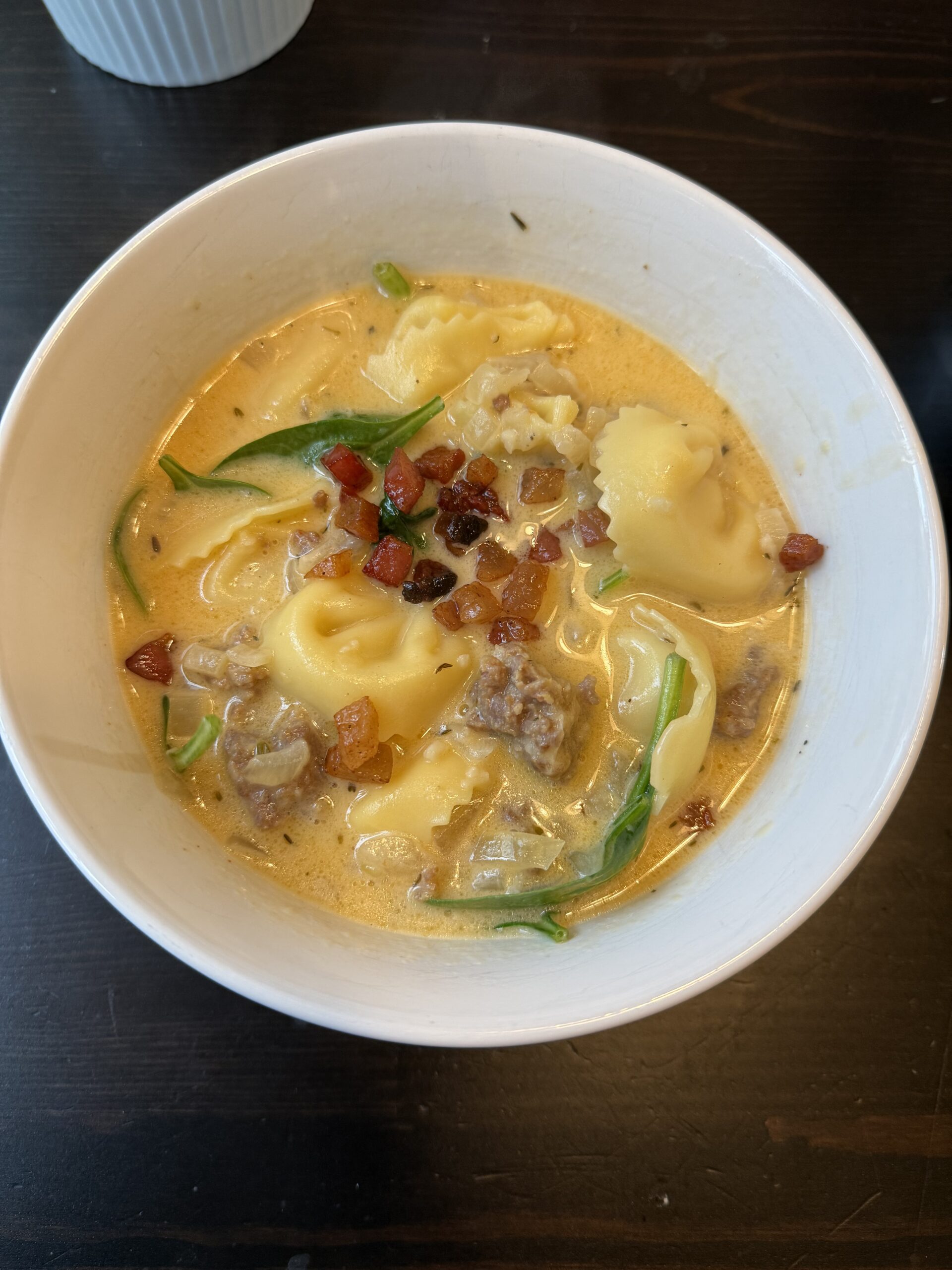 Matty Matheson Creamy Sausage and Tortellini Soup