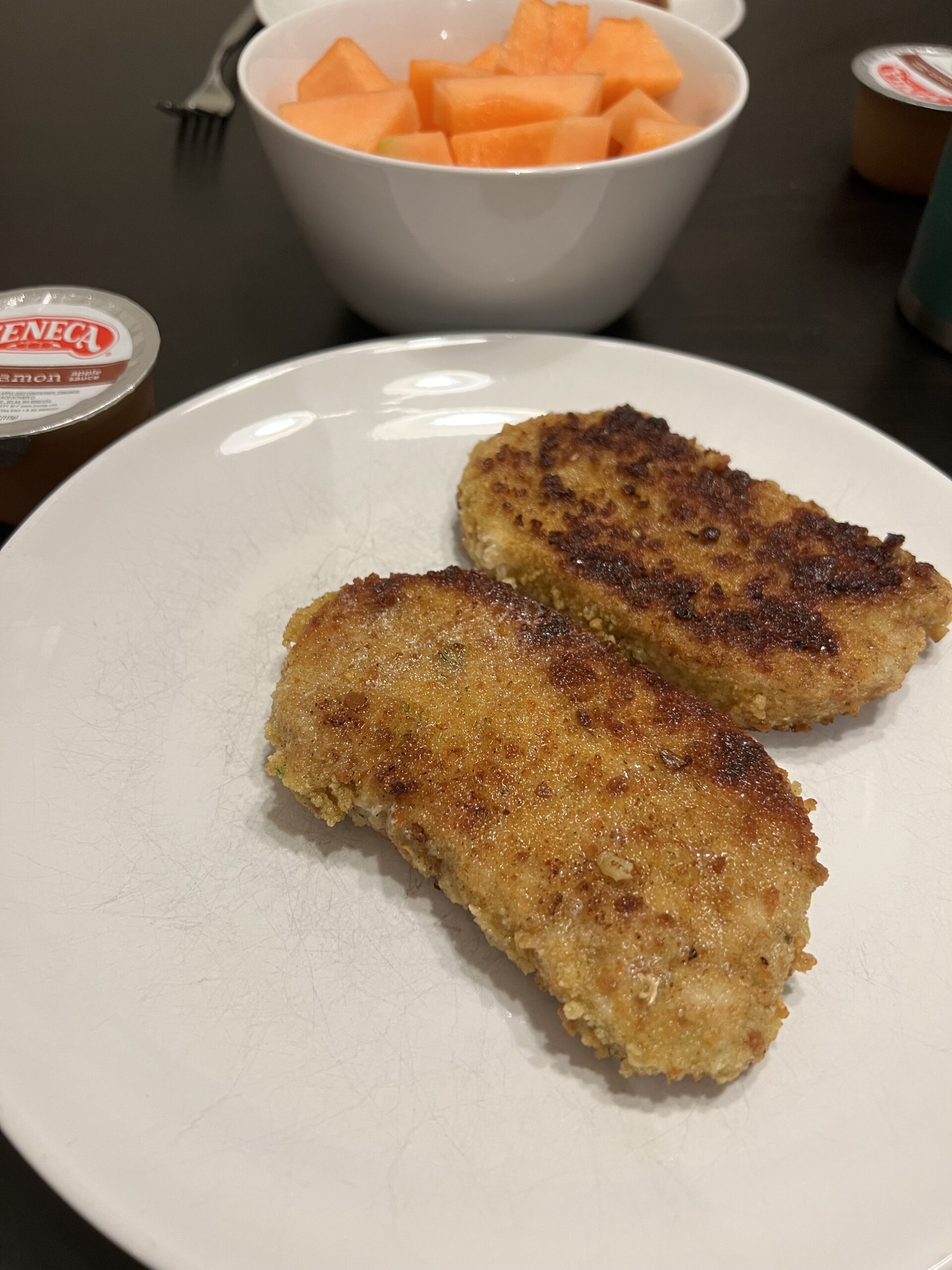 Stovetop Stuffing Crusted Pork Chops